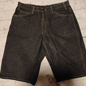 Dickies Black Jean Shorts Relaxed Fit